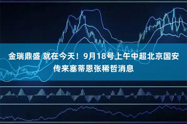 金瑞鼎盛 就在今天！9月18号上午中超北京国安传来塞蒂恩张稀哲消息